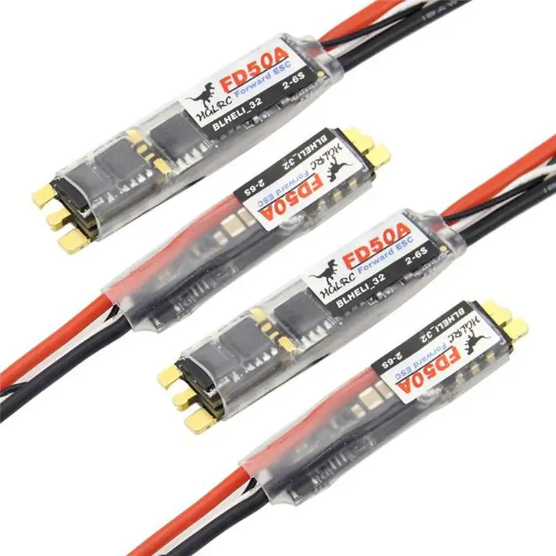 Контроллер полета HGLRC F4 V6 PRO 5 8G 48CH VTX + 4 шт. вперед FD50A 2 6S Blheli_32 ESC для RC FPV гоночного