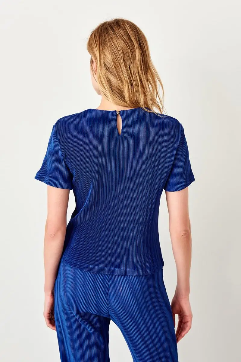 Trendyol Saks плиссированная трикотажная блузка TWOSS19VG0111 |