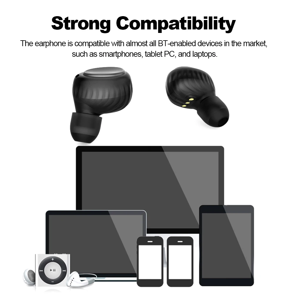 HV 358 Pro беспроводные наушники Bluetooth невидимки стерео музыкальные гарнитуры с