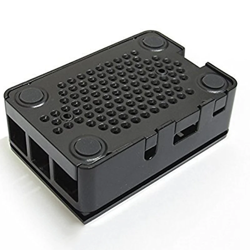 Для Raspberry Pi3 Model B + чехол из АБС пластика Корпус Корпуса с алюминиевым радиатором