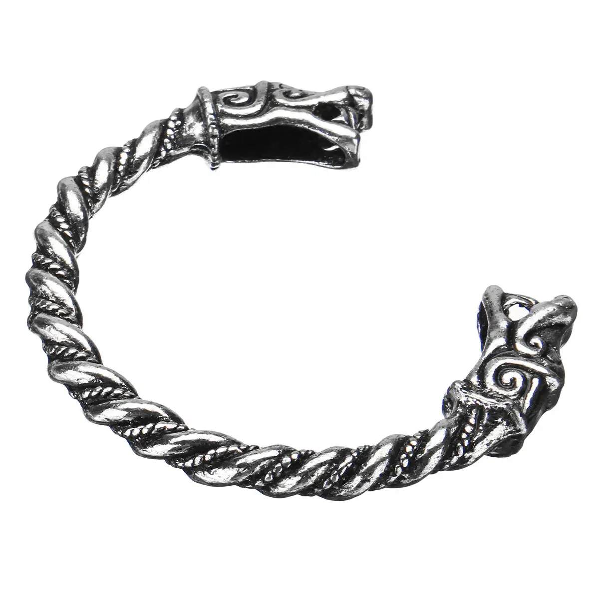 Браслет из нержавеющей стали с головой дракона Norse ювелирное изделие для