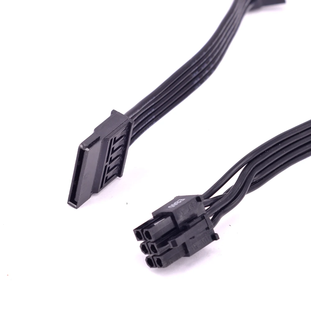 6-контактный кабель питания SATA 15Pin для Seasonic FOCUS PLUS Gold + 850FX 750FX 650FX 550FX | Компьютеры и