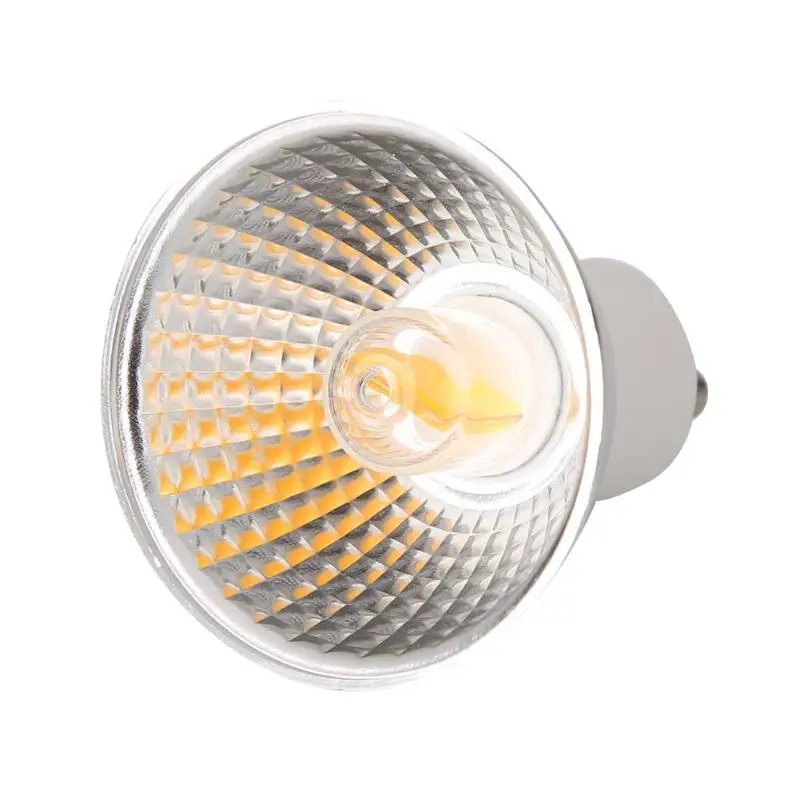 Alloet 7 W AC 220 V GU10 прожекторная лампа 1511 COB светодиодный затемнения галогеновая