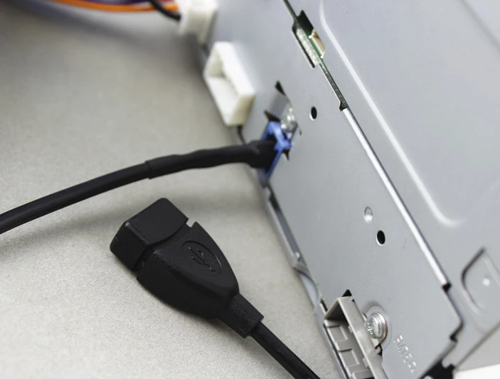 Biurlink оригинальный автомобильный стерео 4 контактный USB аудио вход кабель адаптер