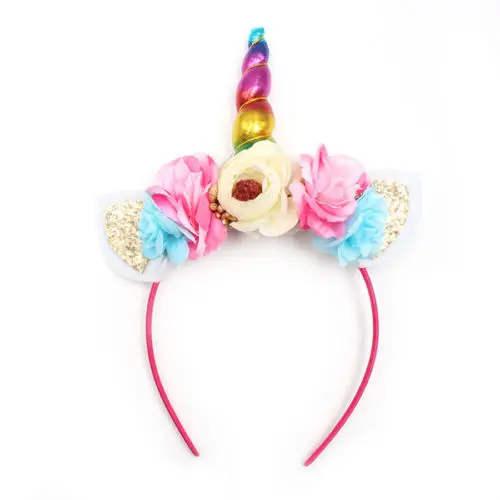 Kids Flower HairBand Headband Party Fancy Dress Cosplay Decorative | Аксессуары для одежды