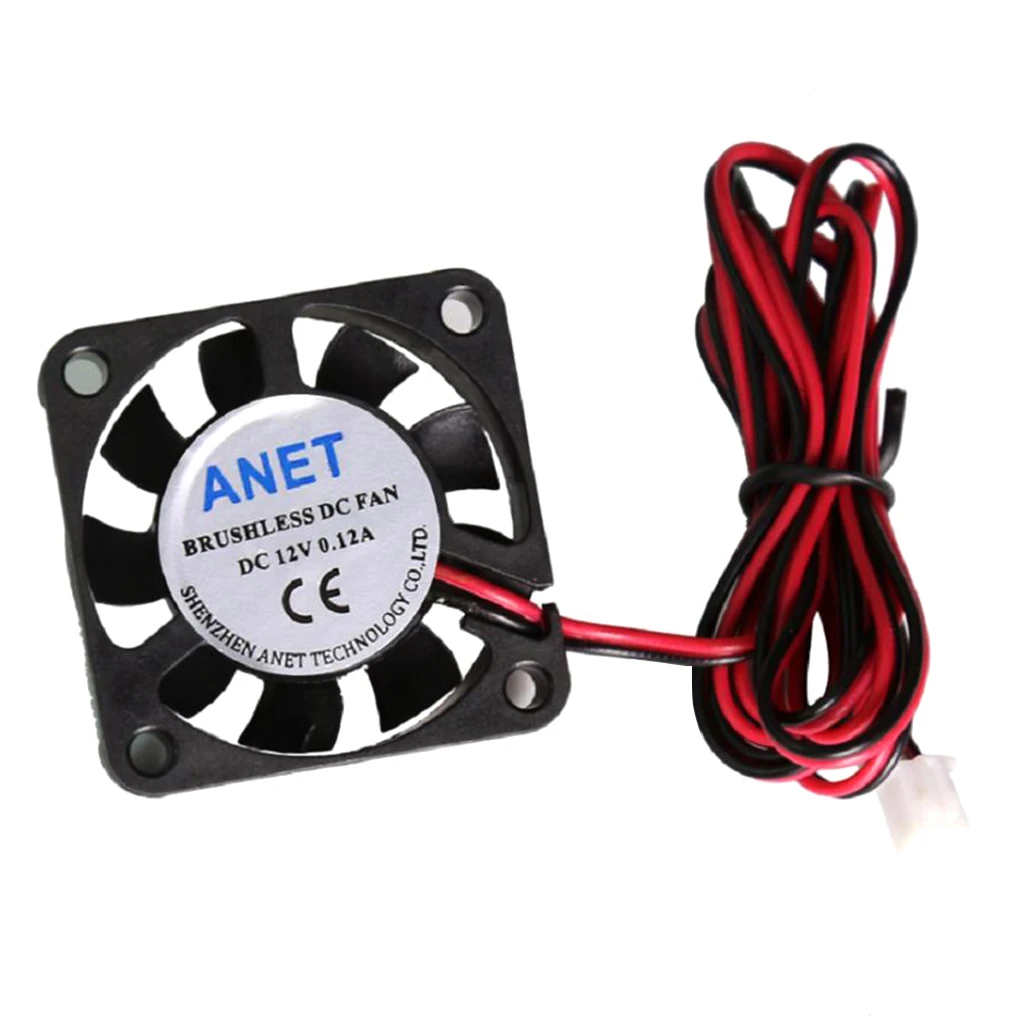 Ультра-тихий 12V 40mm x 10mm 4010 DC Бесщеточный Охлаждающий вентилятор для 3D принтера |