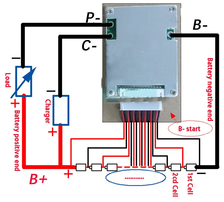 BMS 13S 30A bms new Li Ion 48V большой ток PCM для электрического велосипеда электрический