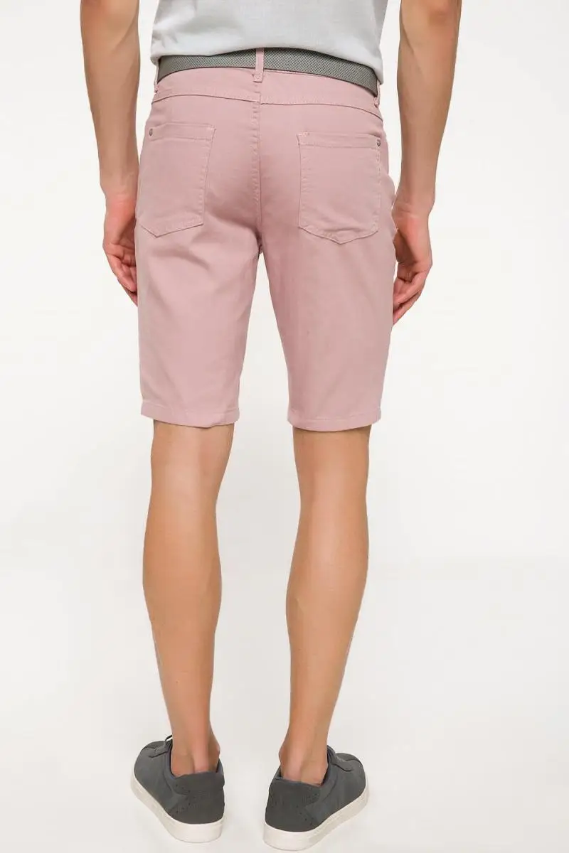 Мужские бермуды с поясом DeFacto Slim Fit I8212AZ. 18SM. PN373 | Женская одежда