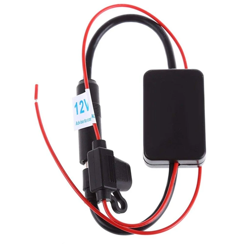 CHEYOULE For Universal 12V Auto Car Radio FM Antenna Signal Amp Amplifier Booster Marine Vehicle Boat | Автомобили и мотоциклы