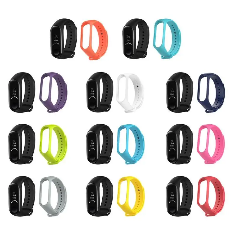 Mi Band 3 OLED экран 50 м водостойкий Смарт часы ремешок браслет|Смарт-браслеты| |