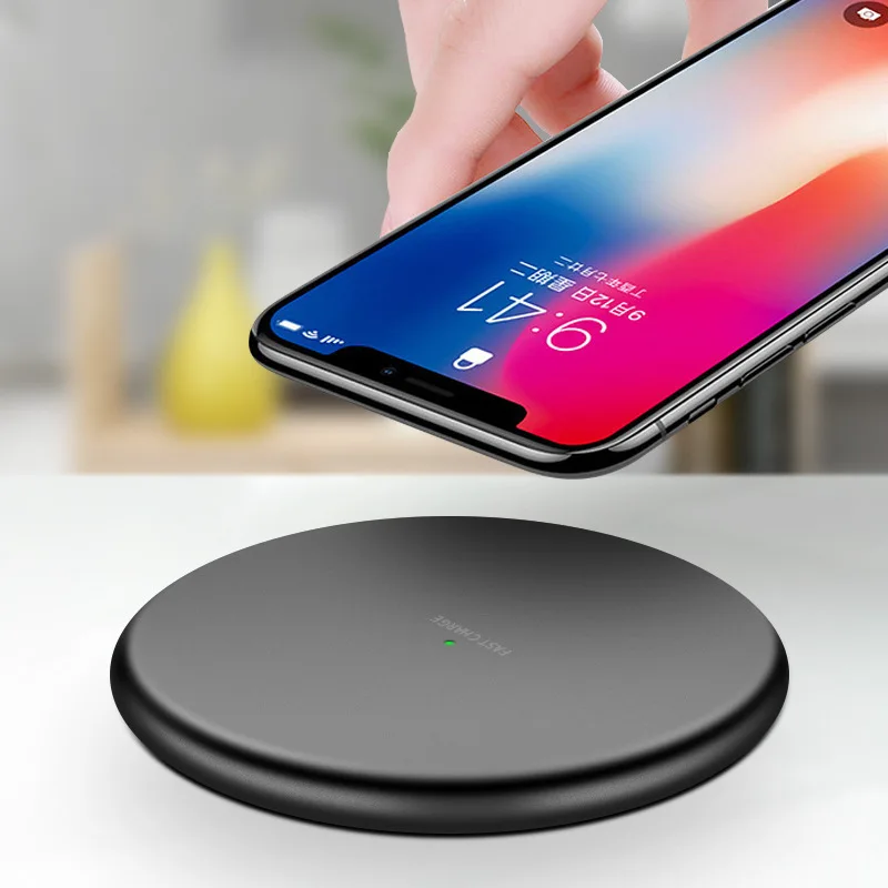 ЛМС Беспроводной Зарядное устройство зарядного устройства для IPhone 8 10 X samsung S7 S8 5