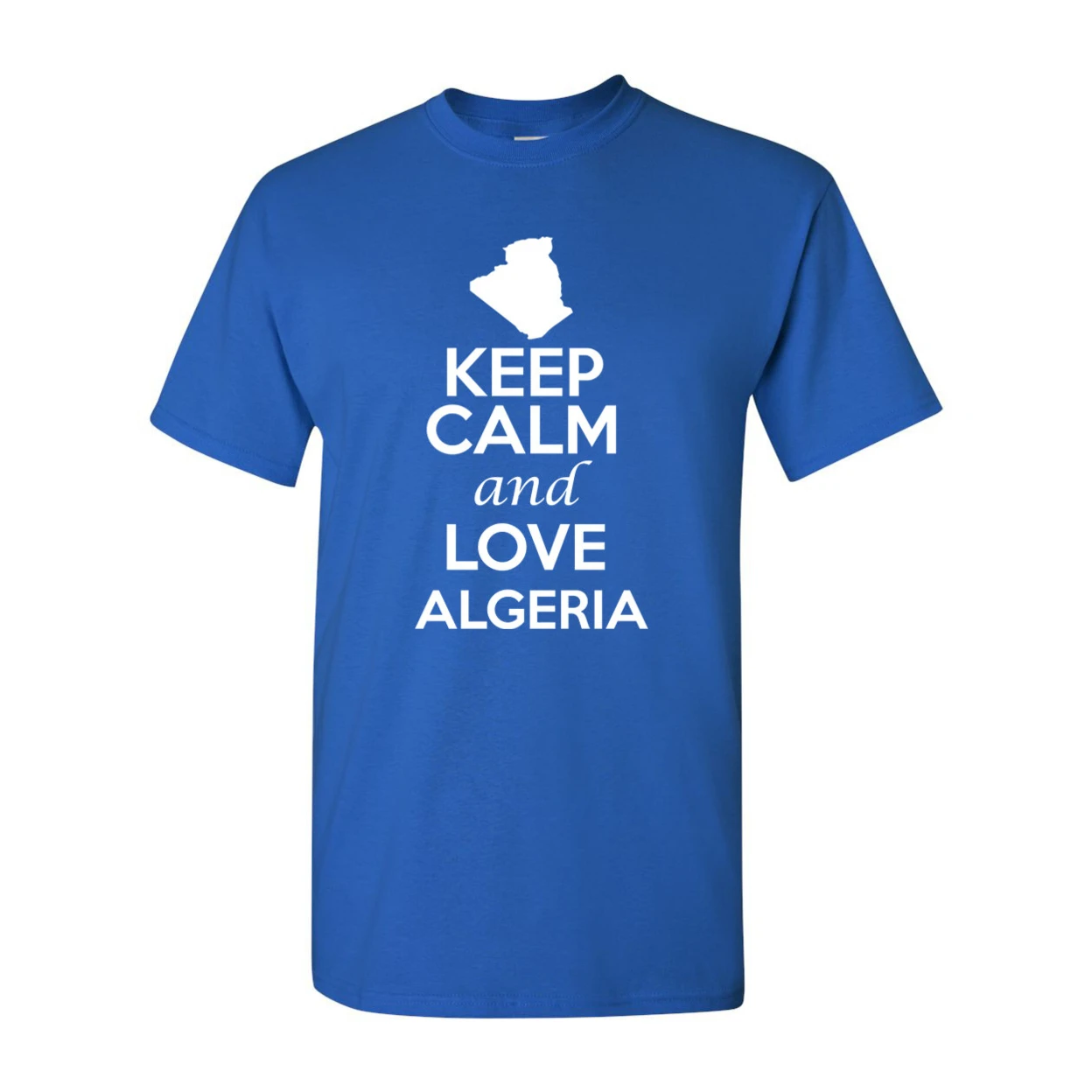 Keep Calm And Love Algeria страна нация патриотическая новизна взрослая футболка 1245 |