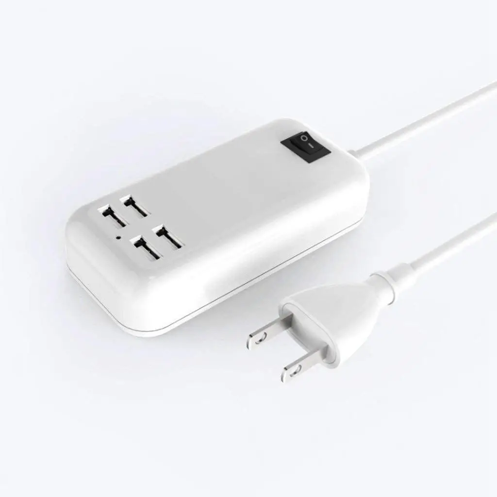 США 4 USB зарядное устройство порта быстрое подходит для многих моделей смартфонов