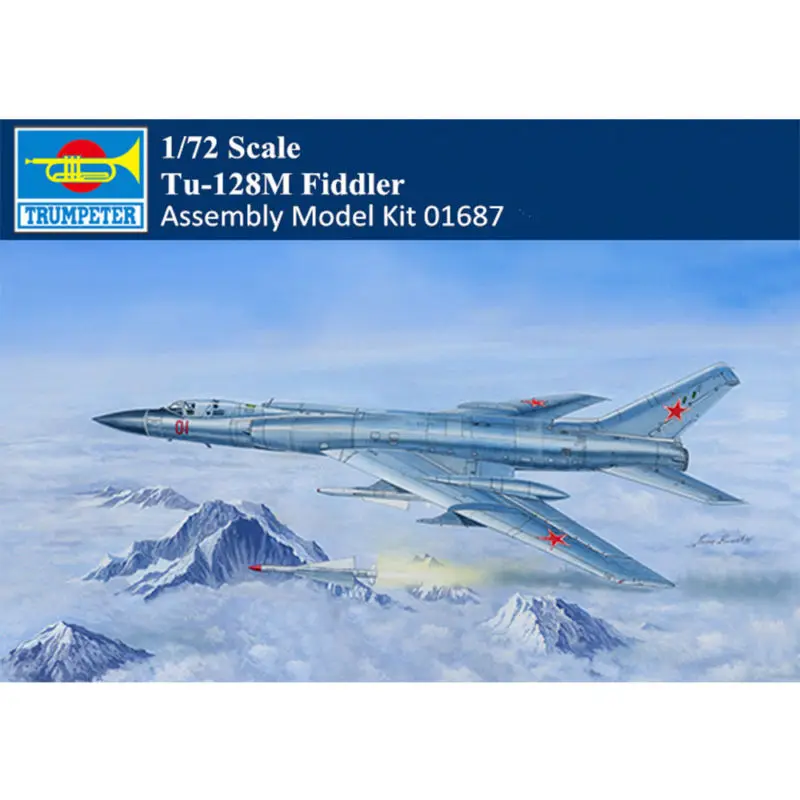 Trumpeter 01687 1/72 российский Tu-128M Fiddler перехватчик самолета набор TH10445-SMT2 | Игрушки и
