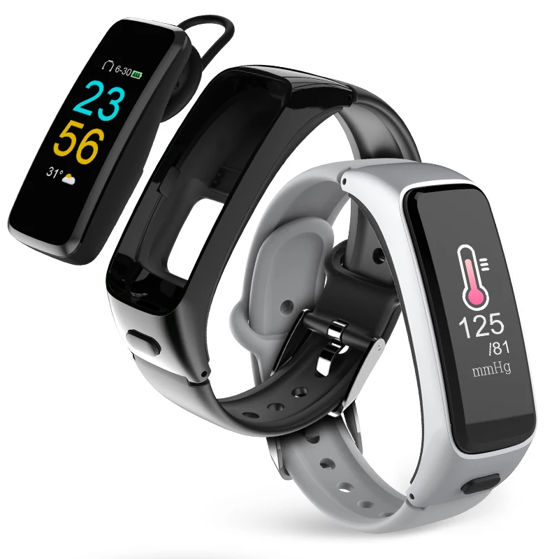 IG fitness Track с монитором сердечного ритма 24 ч bluetooth наушником смарт браслетом Talk Band