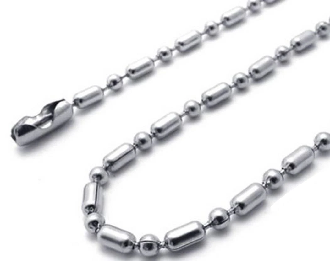 STAINLESS STEEL 18&quot BALL CHAIN NECKLACE W STONE ARROWHEAD PENDANT arrow head NEW | Украшения и аксессуары