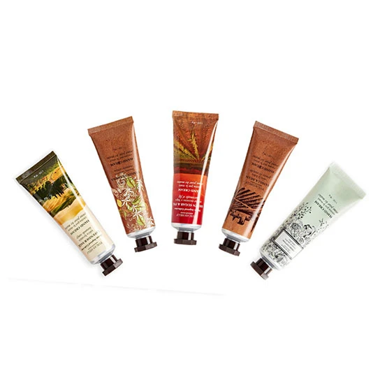 Unique Gift Basket Box Includes 5 Scented Hand Creams |