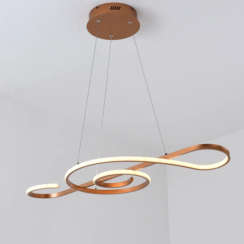 

Champagne Gold Modern Led Pendant Lights For Diningroom Kitchen Hanging Lights Suspension Luminaire Nordic Lamp Pendant Lamp