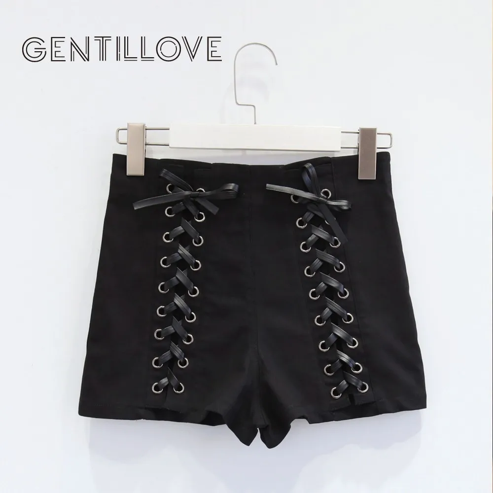 Шорты Gentillove женские рваные из денима пикантные короткие джинсовые с завышенной