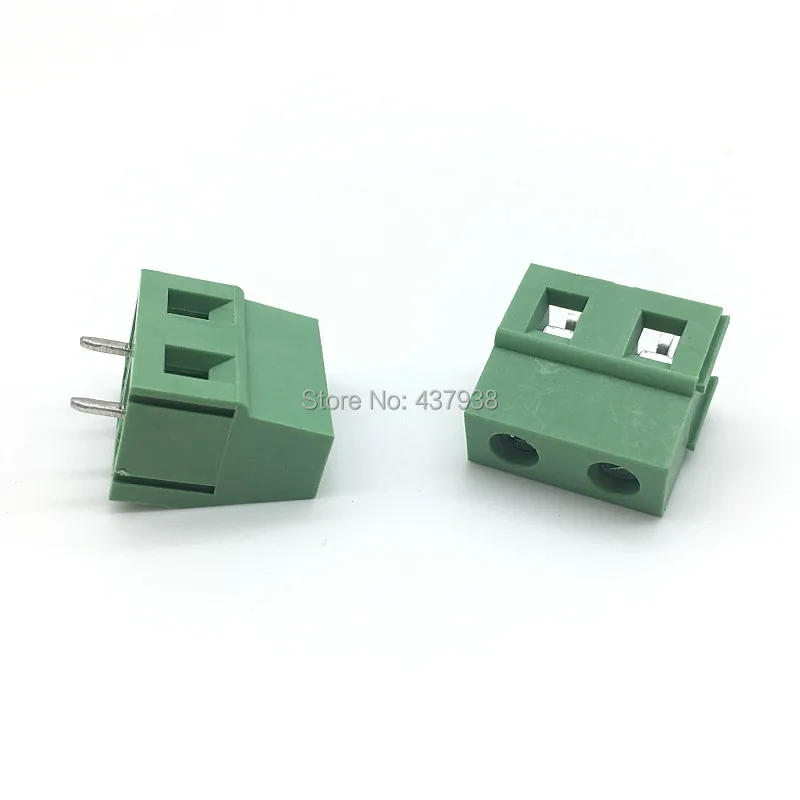 10 шт. KF128 7.5 2P винта 2Pin 7 5 мм прямой штифт PCB Клеммная колодка соединитель 300В/10А