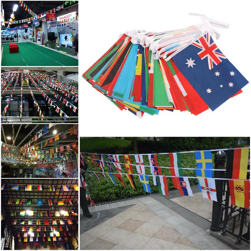 Российский Кубок мира по футболу булочки национальные флаги Гирлянда Декор