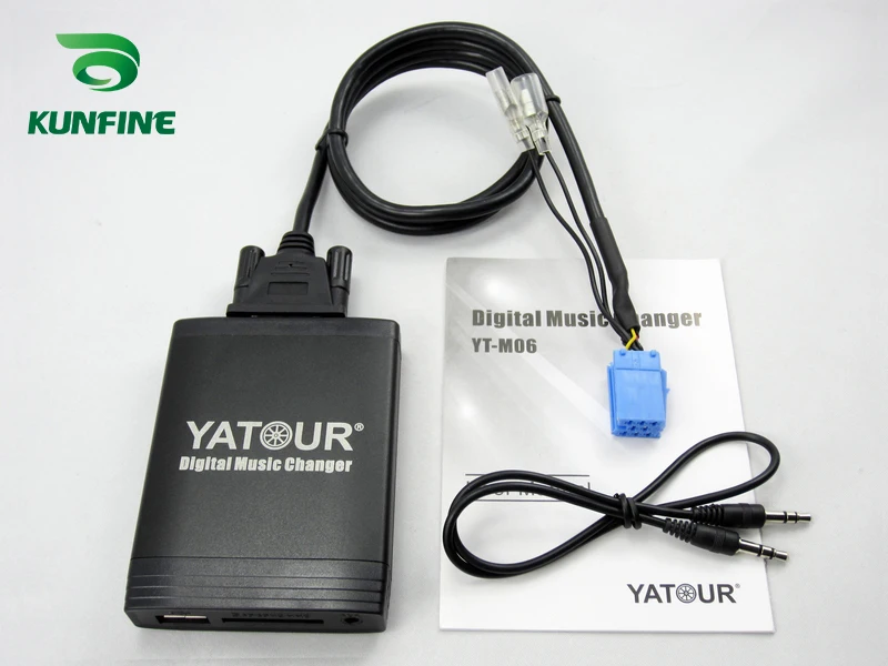 Автомобильный цифровой музыкальный адаптер Переходник USB SD Aux MP3 интерфейс