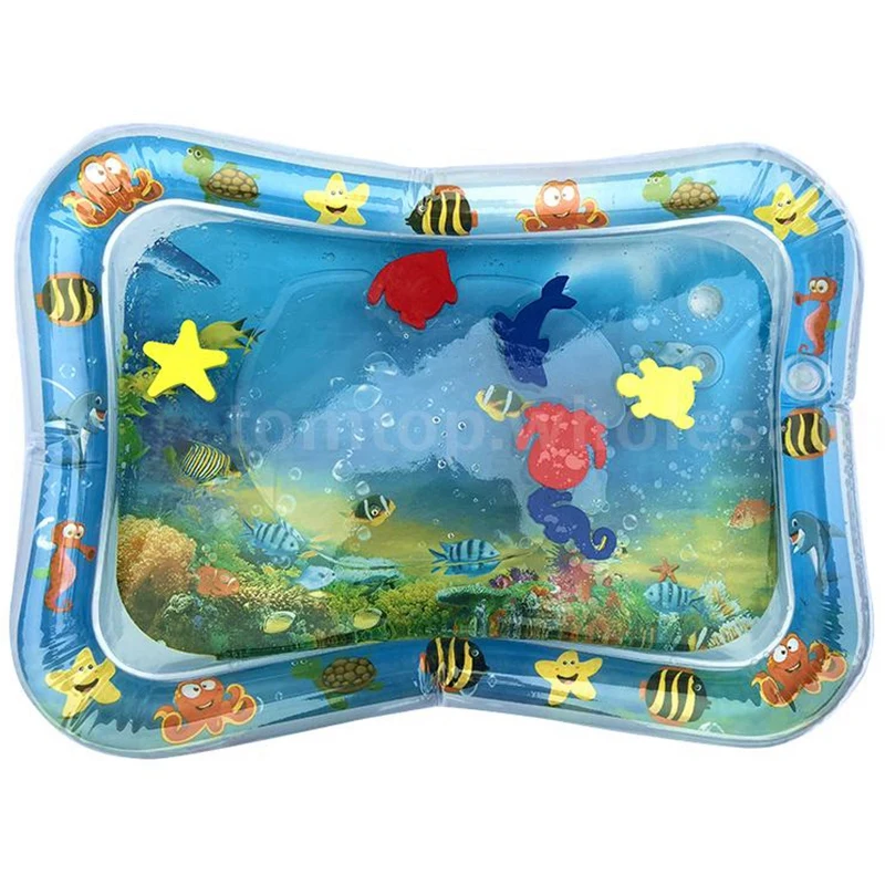 

Inflatable Baby Water Mat Fun Activity Play Center For Children And Infants R8W7