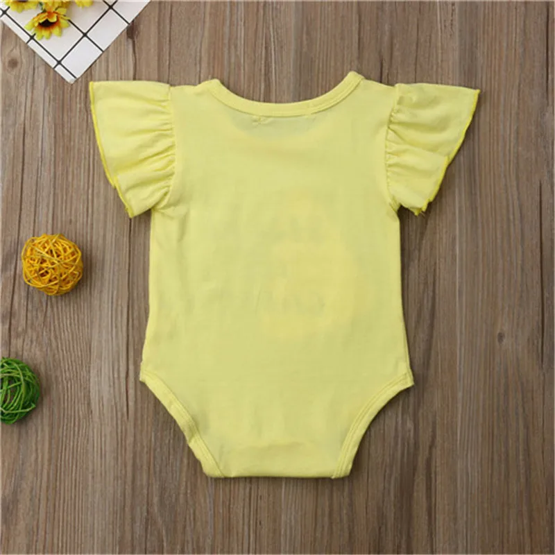 Милый комбинезон для новорожденных и маленьких девочек боди пляжный костюм