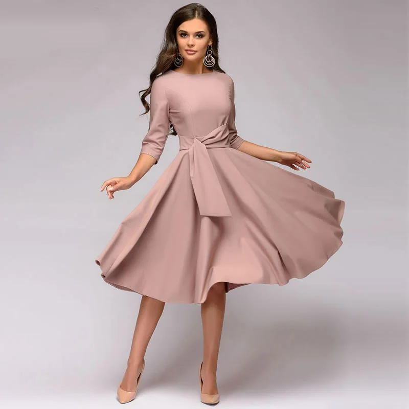 Женское платье трапециевидной формы VESTLINDA элегантное облегающее на День святого