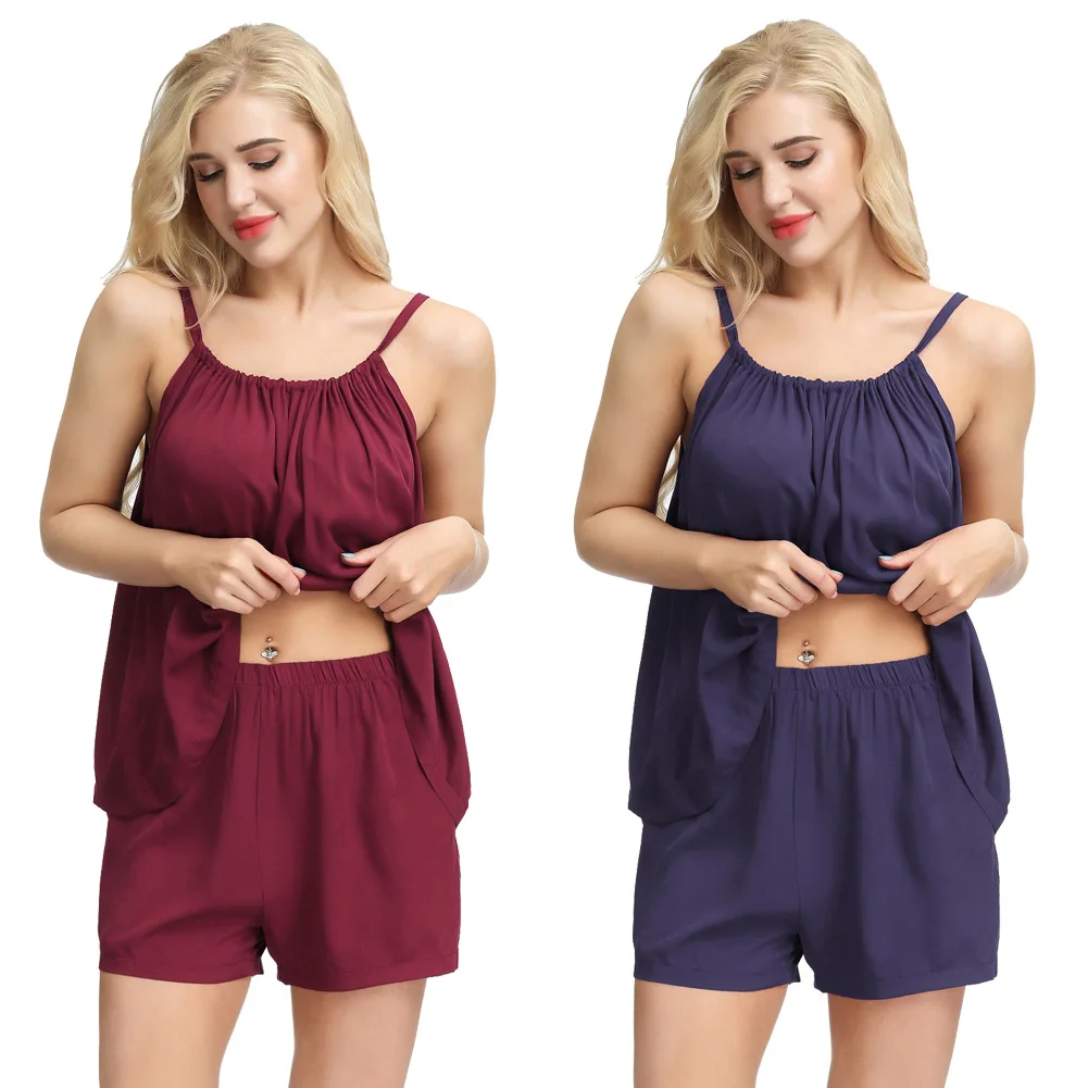 Zexxxy сексуальный женский удобный комплект из 2 предметов одежда для сна вискозный