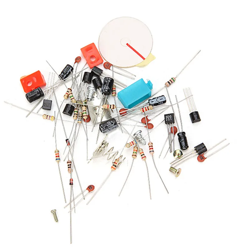 LEORY 1 шт. 8 трубчатое радио DIY Kit Электронная запасная часть аксессуары 145x75x35