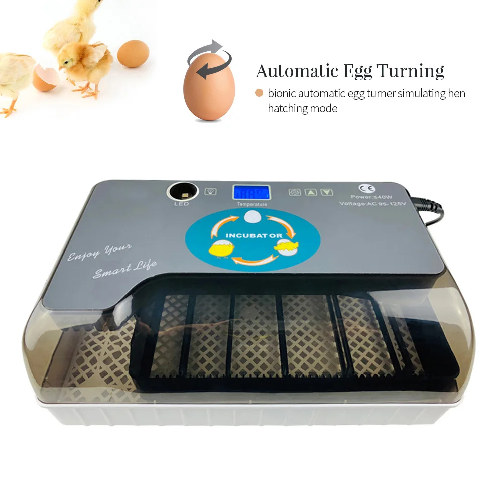 

Automatic Eggs Hatcher Digital Egg Incubator Hatchery Machine Eggs Poultry Hatcher with Eggtester For Farm Animal Feeding