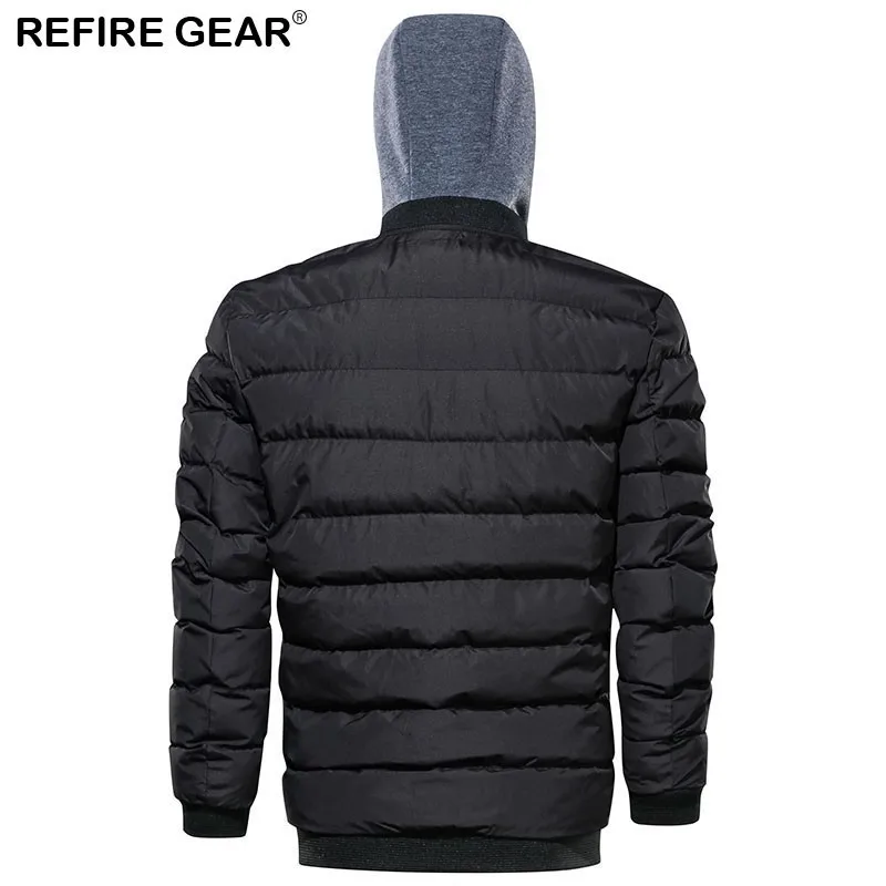 Мужская ветровка из хлопка Refire Gear Толстая теплая ветрозащитная спортивная