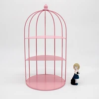 european iron bird cage snack stand wedding dessert table decoration cake stand snack stand multi layer display stand