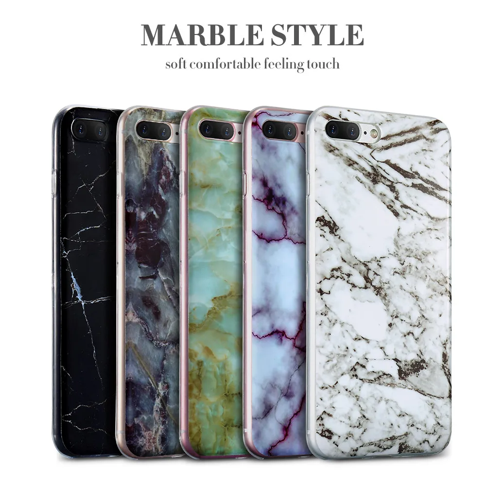 Для iPhone 7 Чехол KISSCASE модный мраморный камень художественный Печатный чехол для 6 6s