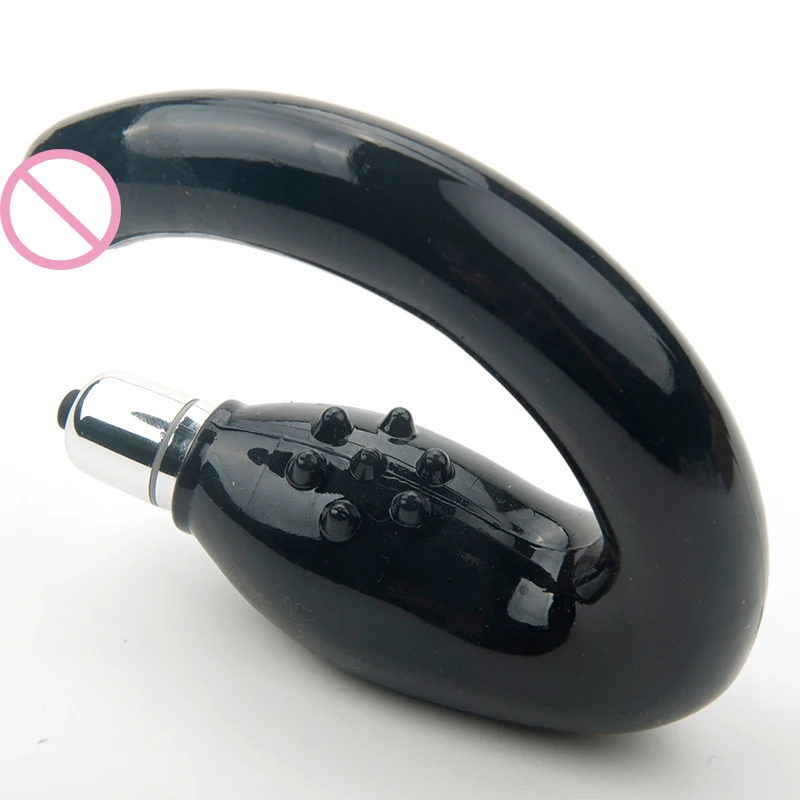 C Shape G Spot Дилдо Анальный вибратор для мужчин и женщин анус массажер простаты buttplug