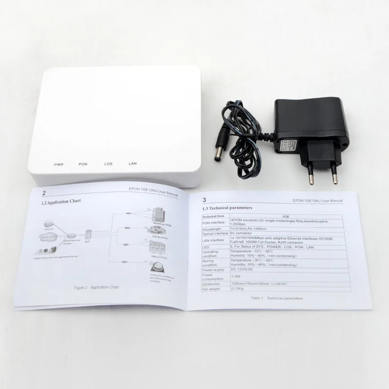 Gpon onu волоконно-оптический RJ45 ONT GP-125 FTTH GPON терминал Onu 1 порт ONU OLT 25G FTTB | Мобильные