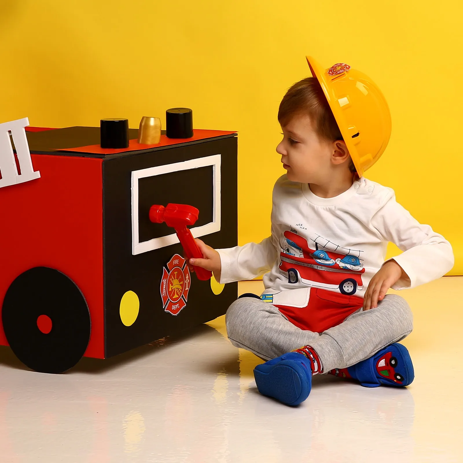 HelloBaby пожарные детские толстовки| |