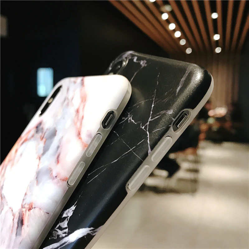 Lovebay Marble Phone Case For iPhone 11 Pro 6 6s 7 8 Plus X XR XS Max Back Cover Luxury Granite Stone Texture Soft IMD Silicone |