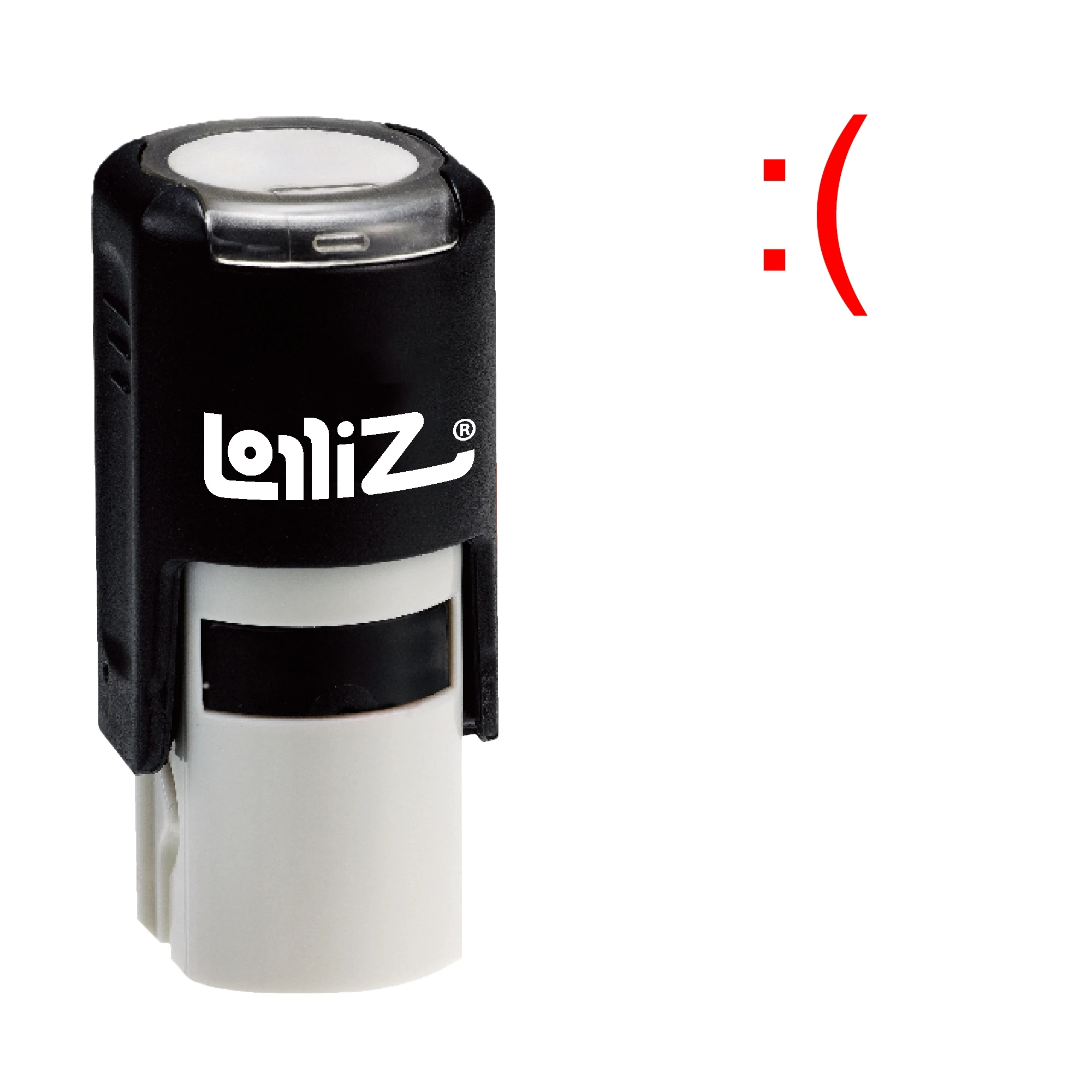 LolliZ &quotSad Face&quot Pre-Inked Rubber Stamp - Text Expression Series | Дом и сад
