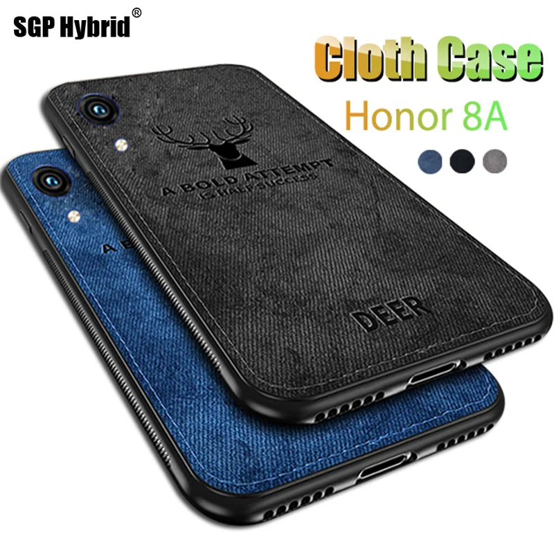 Тканевый чехол мягкий для Huawei Honor 8A с оленем мягкие чехлы 8X 8 lite a8 телефона