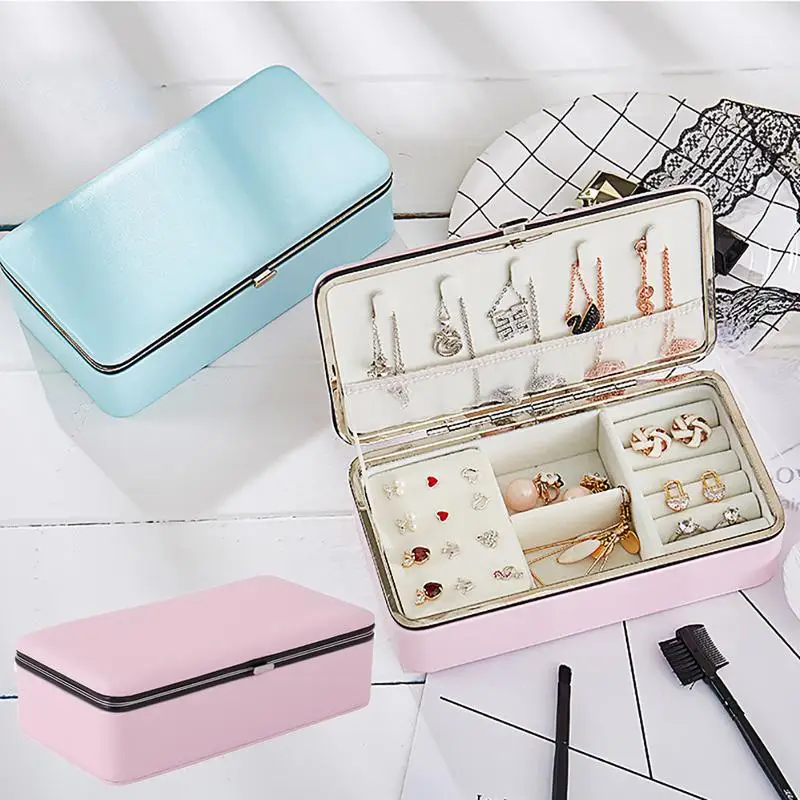 Креативная кожаная шкатулка для хранения ювелирных изделий часов коробка