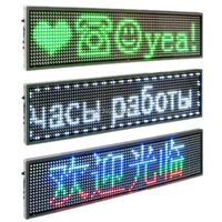 p5 multicolor usb programmable store scrolling led message sign illuminated advertising display board