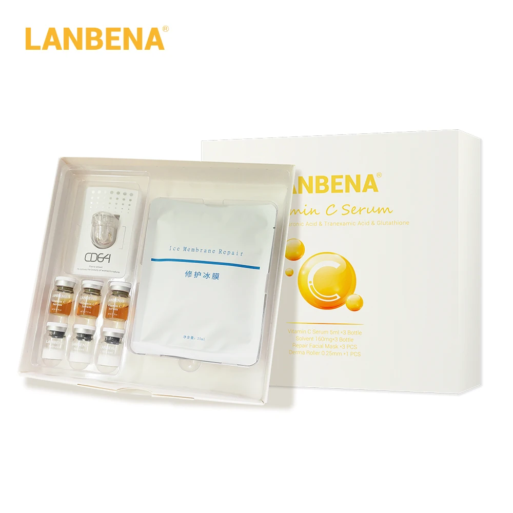 LANBENA Витамин С Сыворотка лиофилизованный порошок Набор Ремонт для удаления