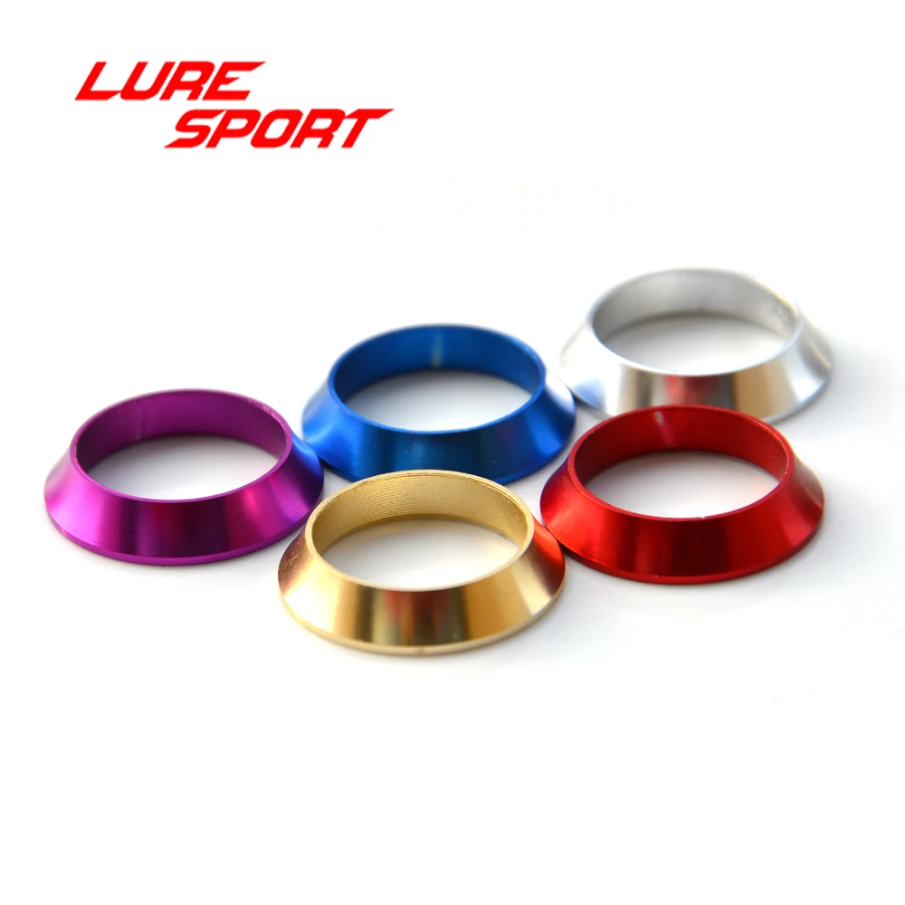 LURESPORT 12 шт. фиолетовое Золотое и синее алюминиевое кольцо удочка ремонтная штанга