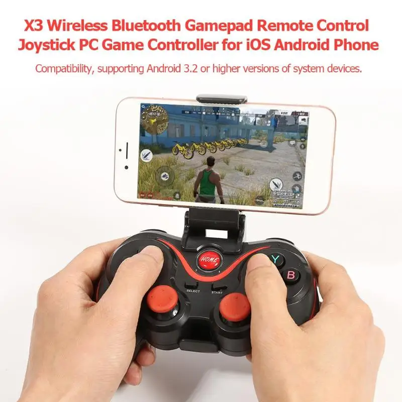 X3 Wireless Bluetooth Gamepad Remote Control Joystick PC Game Controller Mobile Eating Chicken Artifacts for IPhone | Электроника