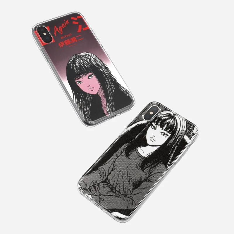 Junji Ito Tomie Guro раскладной Мягкий ТПУ силиконовый чехол для телефона iPhone XS Max XR 7 8 6 S Plus