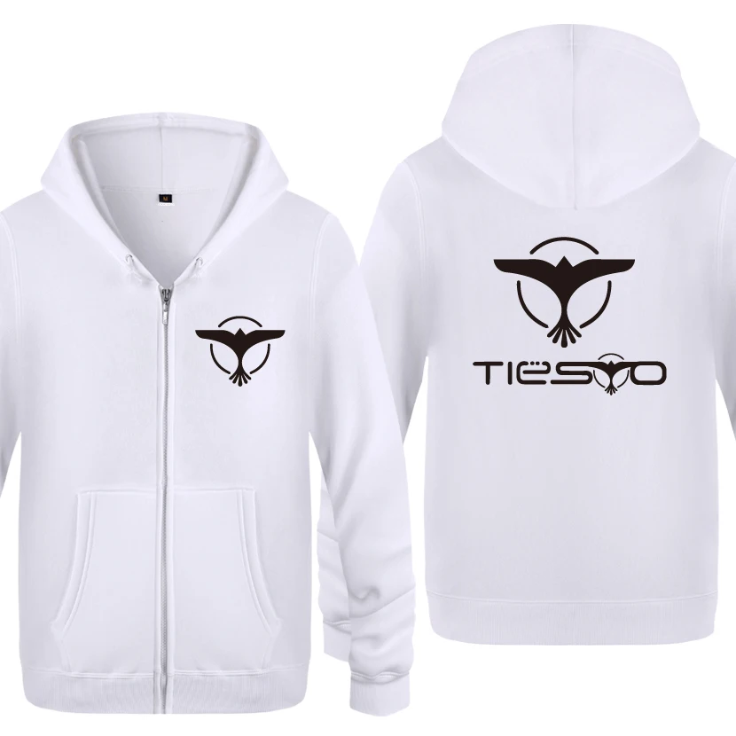Tiesto DJ музыкальные толстовки для мужчин 2018 мужские флисовые кардиганы на молнии с