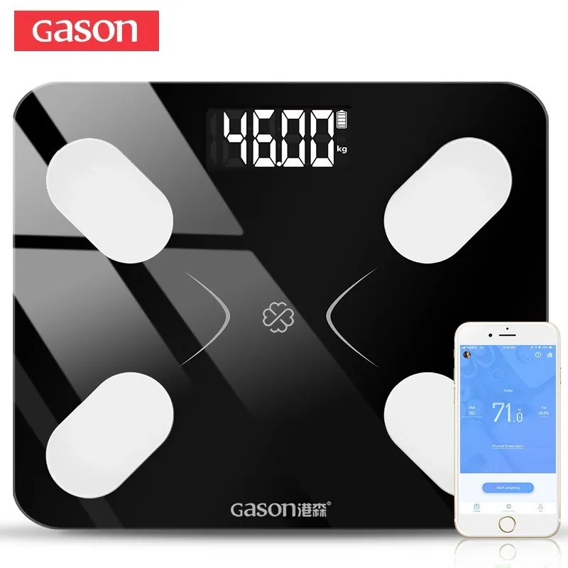 [Поддержи русский]GASON S3 Bluetooth напольные весы Мониторинг жира Бесплатное