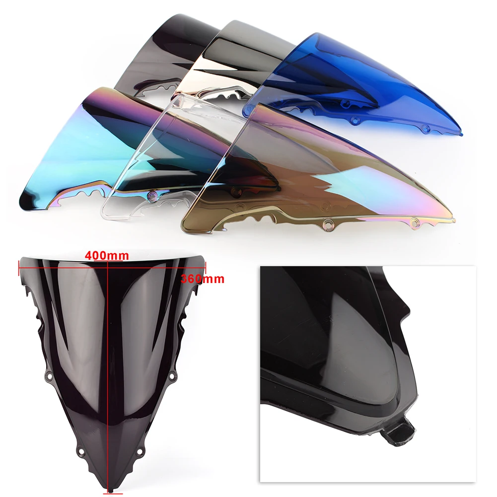 Лобовое стекло для мотоцикла Yamaha YZF R6 600 2003 2004 2005 двойной пузырь ABS пластик |